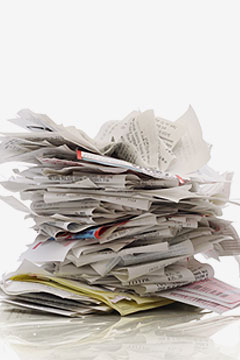 pile of paper